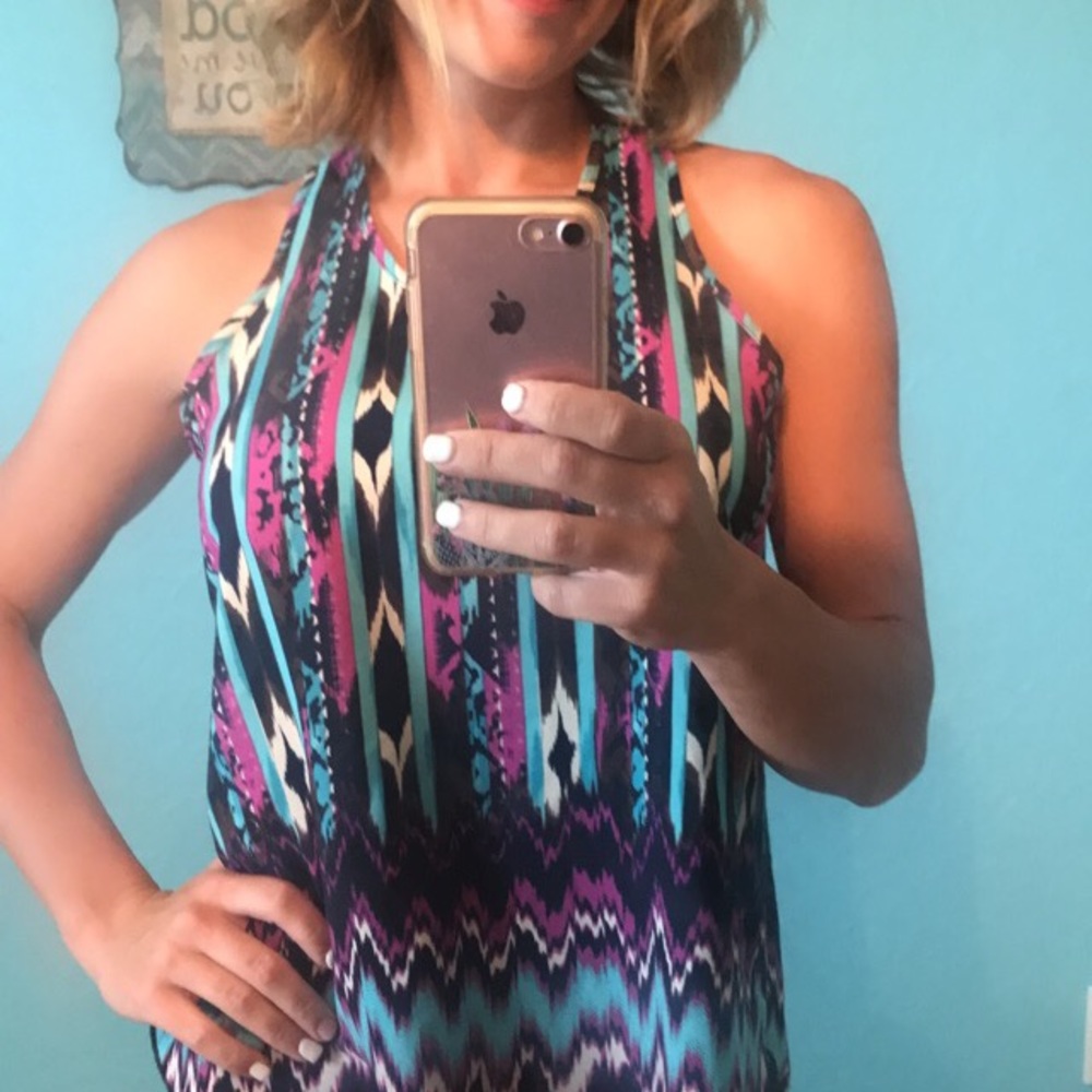 Breezy colorful top